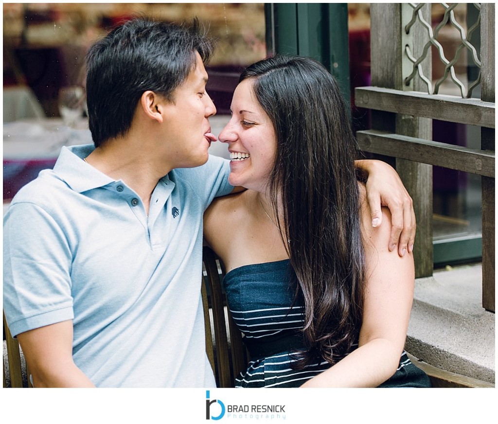 Manhattan Park in NYC Engagement Photos