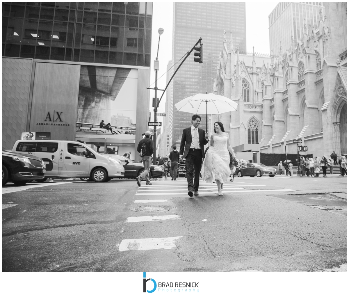 NYC Wedding Photographer Crosswalk